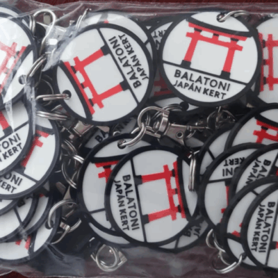 Balatoni Japán Kert kulcstartó csomagolva